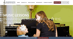 Desktop Screenshot of harrisonmusicschool.com