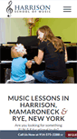 Mobile Screenshot of harrisonmusicschool.com